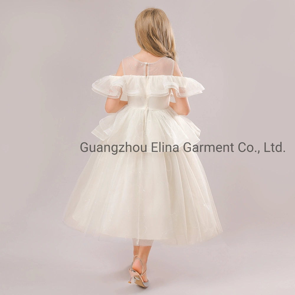 Wholesale/Supplier Baby Clothes Girls Party Garment Ball Gown Dress Princess Champagne Party Dress