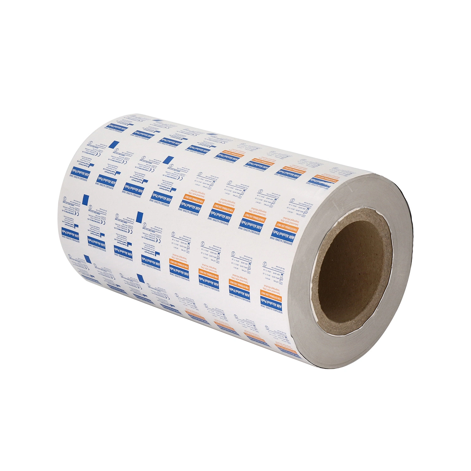 Aluminum Foil Paper Roll for Packaging 75% Alcohol Prep Pad