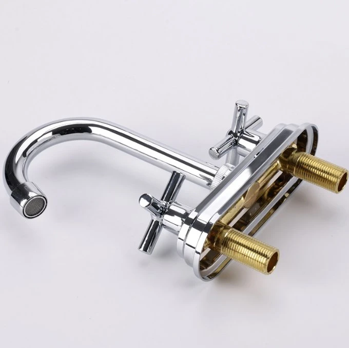 New Style ABS Sanitary Ware Basin Tap Deck Mounted Mixer Faucet