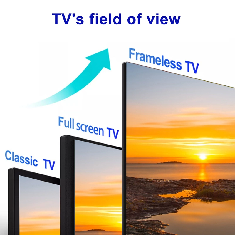 La televisión de la fábrica de televisión TV LED Smart TV 32 pulgadas con el clásico Marco de plástico