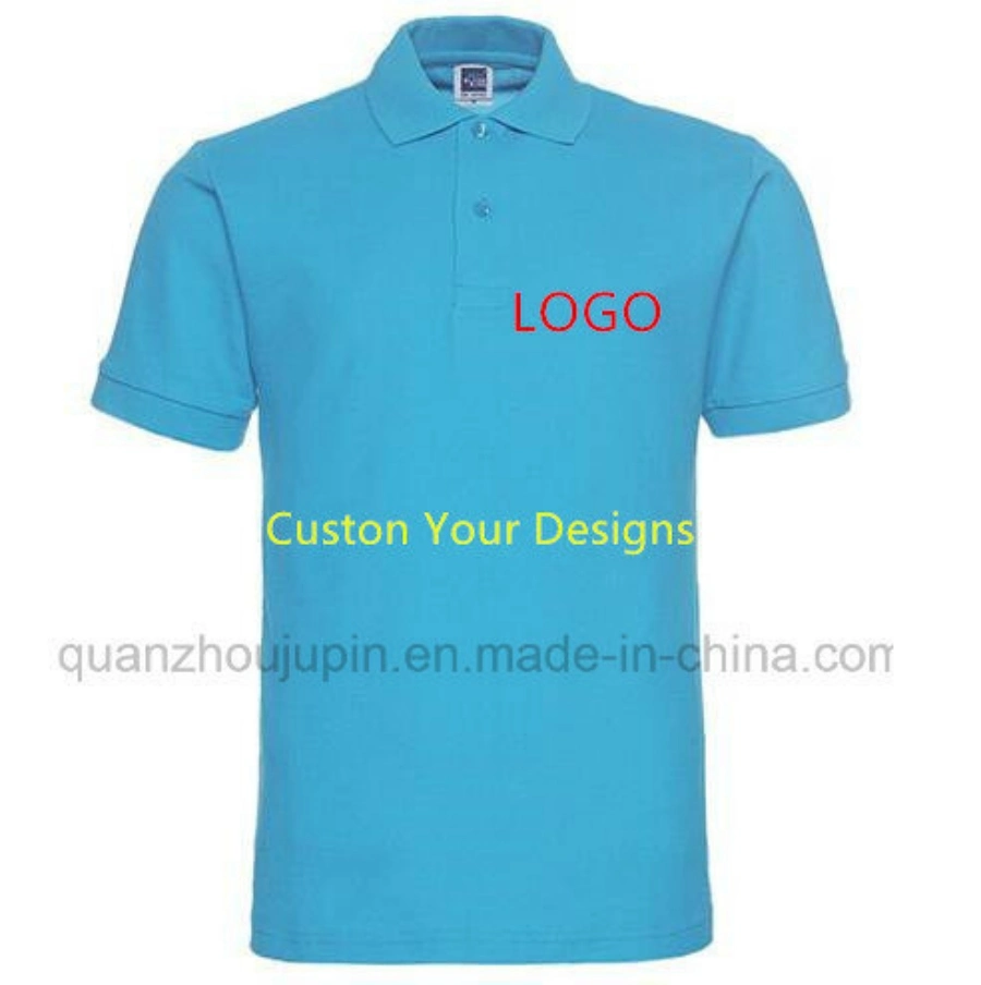 Camiseta polo de trabajo para hombres y mujeres con impresión de logotipo personalizado