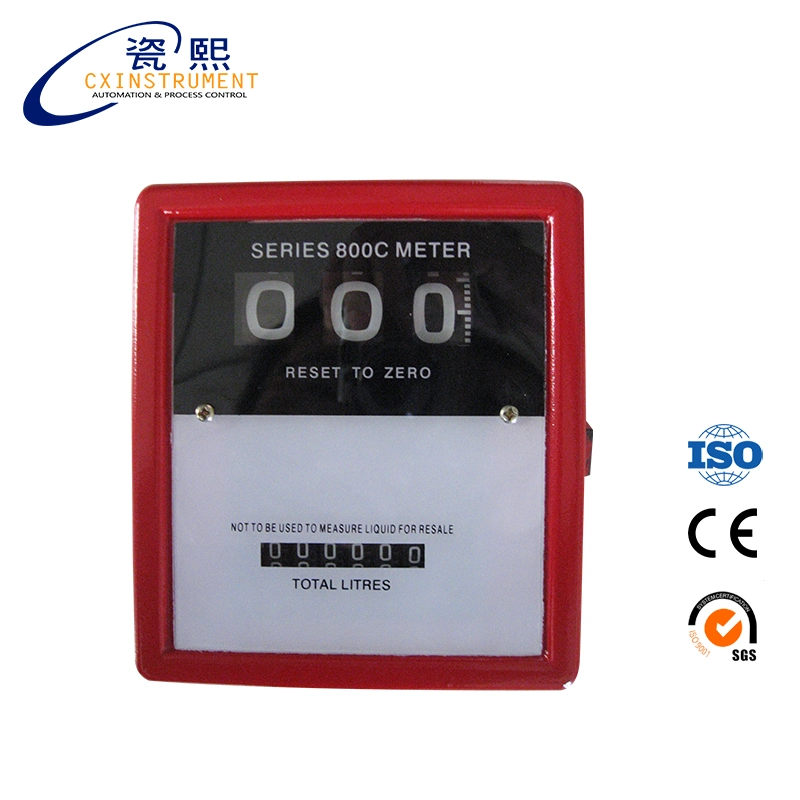 1.5 Inch 40~110 L/Min Aluminum Alloy Material Mechanical Display Flow Meter