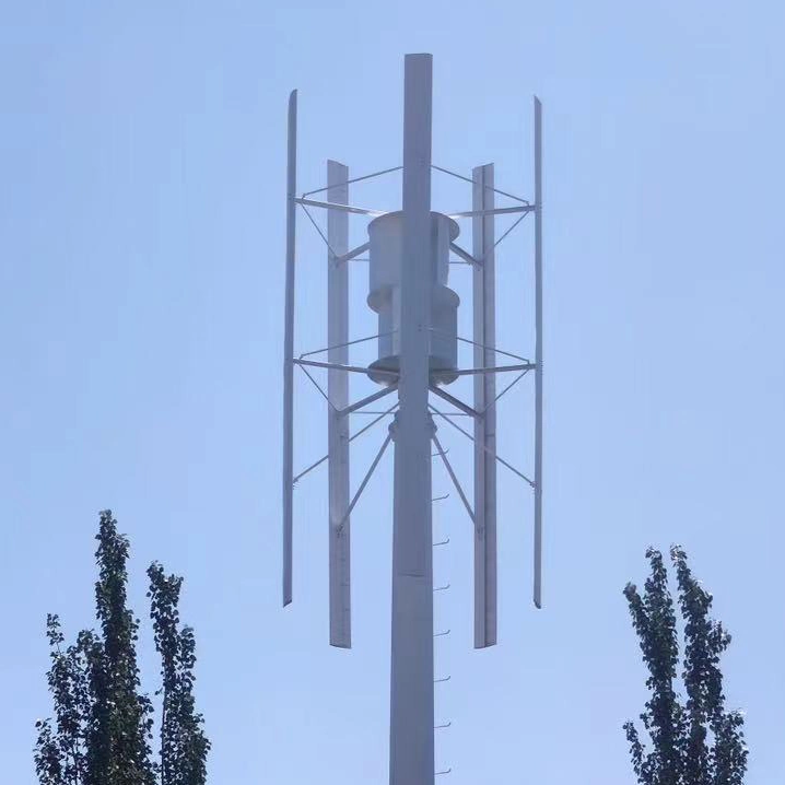 Low Noise 10kw Vertical Wind Turbine Residential Wind Mill for Roof