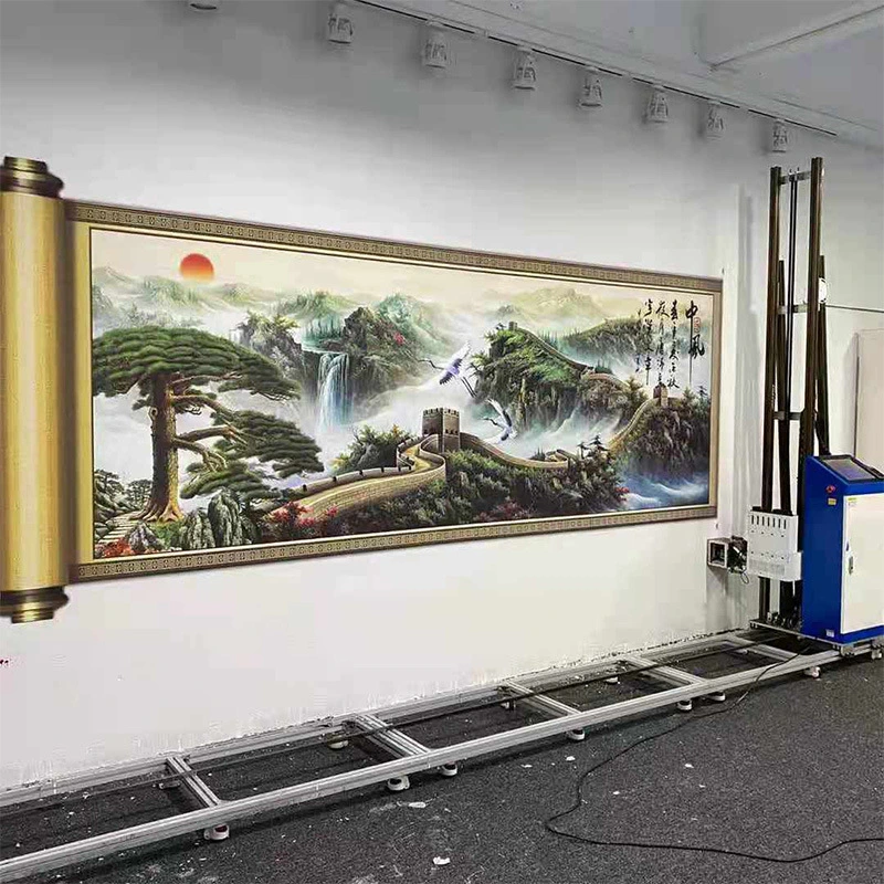 Vertical Waterproof High Quality Wall Printer 3D Decorative Wall Inkjet Printer