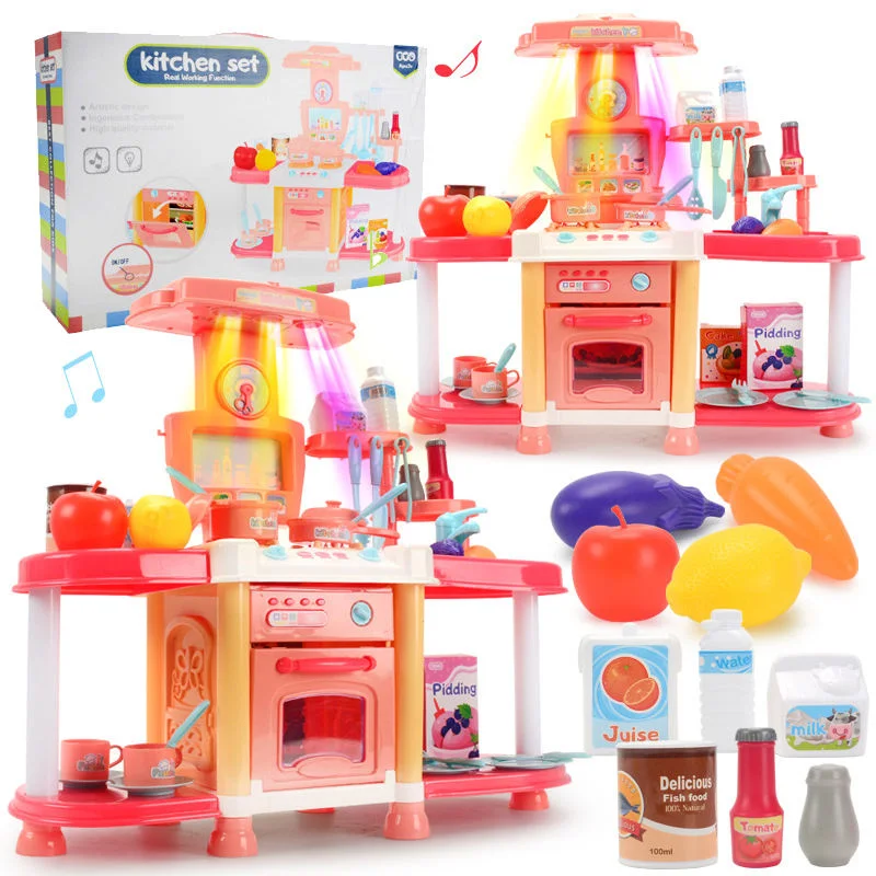 Kid's pretend Playhouse Toys Cocina establecer rol Juguetes