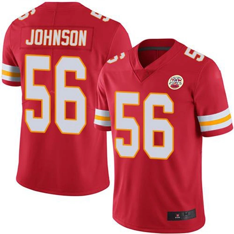 Chiefs Dee Ford Patrick Mahomes Derrick Johnson Kansas City Football Jerseys