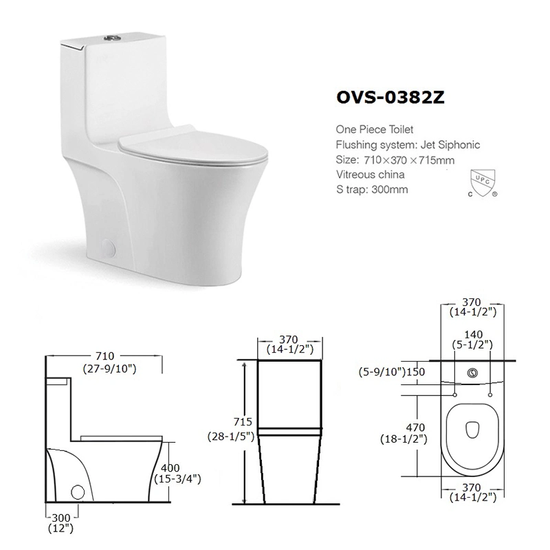 2022 La Máxima Calidad Sanitarios Closestool cuarto de baño de cerámica Inodoro lavado Rimless estilo real de 1 pieza de color blanco de wc Aseos Bowl