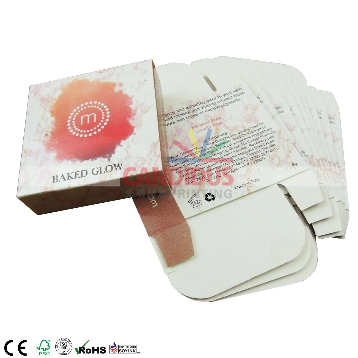 La impresión de embalaje para Cosmética Caja de papel bolsas de papel