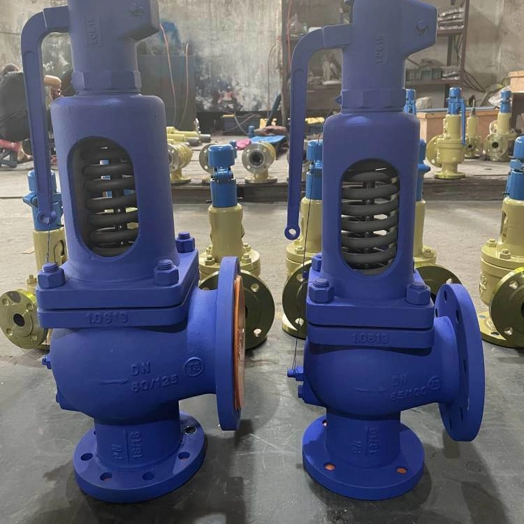 Open Bonnet Body Cast Steel Setting Pressure 3.2bar Flange Connection End Pn16 30W4cr2va Spring 2"X3"Safety Valve