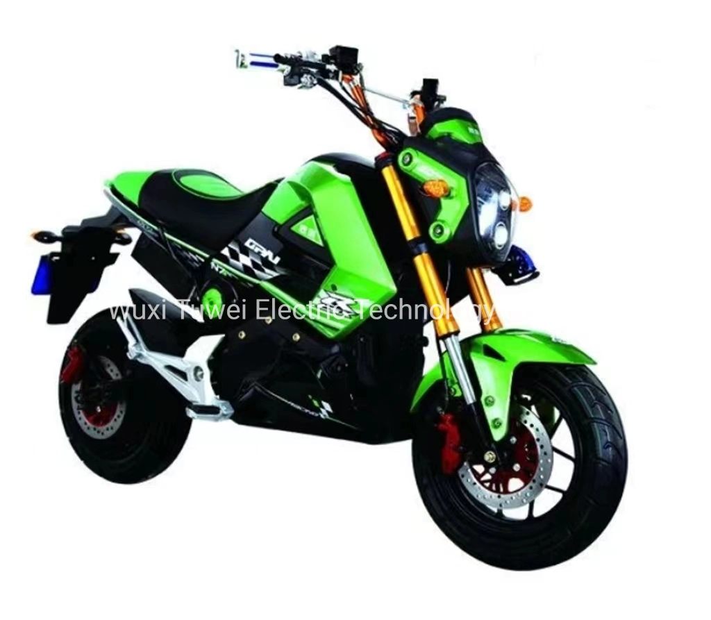 Colorido Cool Design EEC Electric Motorcycle freno de disco doble