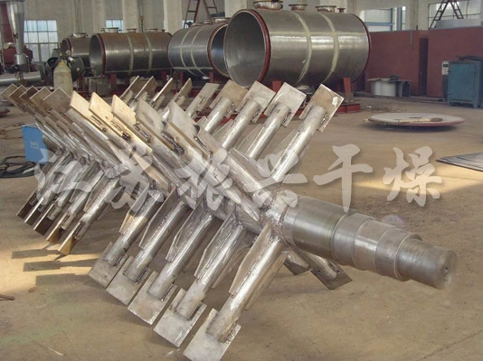 Excellent Quality Easy Operation Conduction Evaporation Vacuum Rotary Harrow Paddle Dryer for Pesticide Intermediate