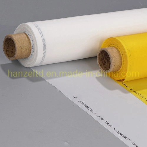 Monofilament Polyester Silk Screen Printing Mesh Fabric 48t-70/122 Mesh, Pw, White Color