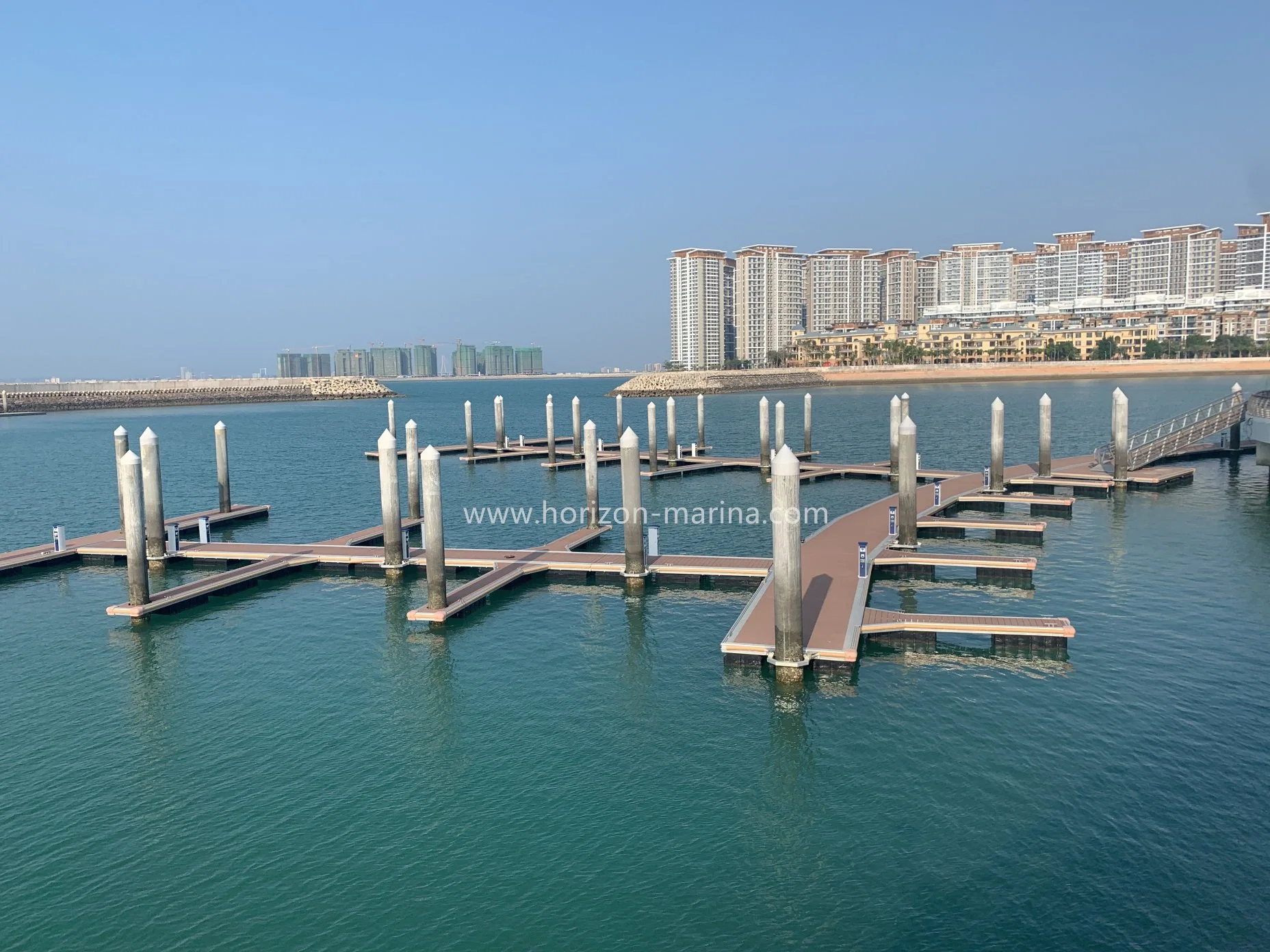 Aluminum Structure Marina Dock Application Aluminum Dock Finger Pontoon