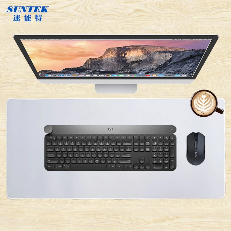 New Product Sublimation Blank Extended Anti Slip Neoprene Durable Big Table Game Keyboard Mat Mouse Pad