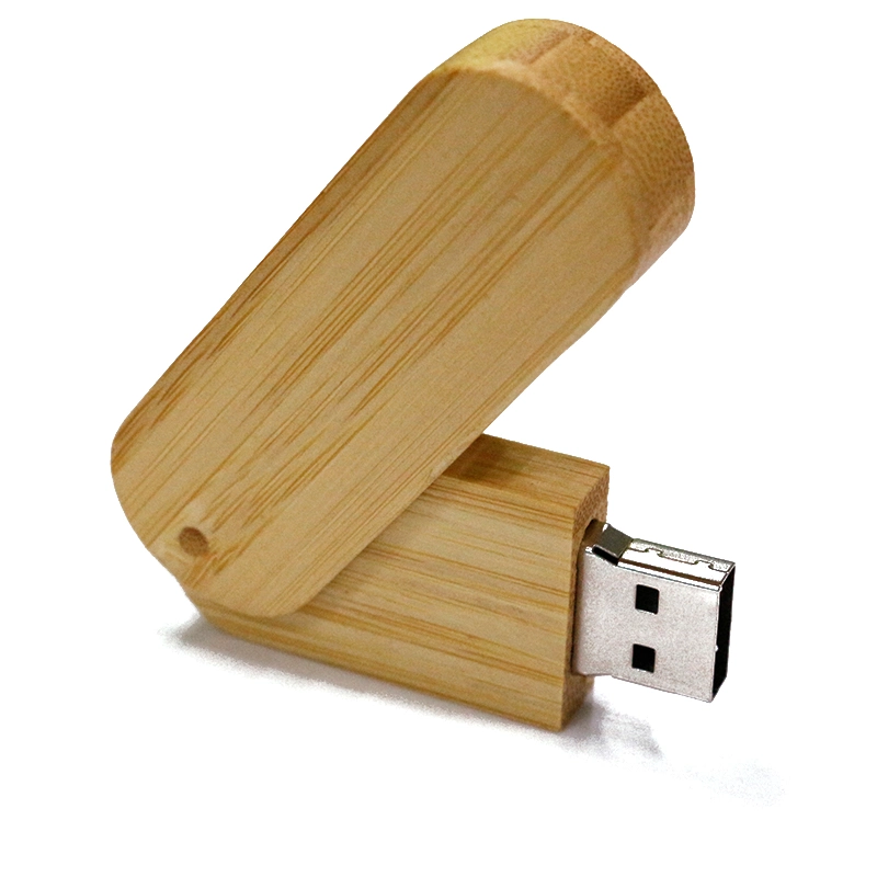 Walnut Bamboo Rotating Wooden Promotional Gift USB Disk USB Flash Drive USB Pen Drive with Logo