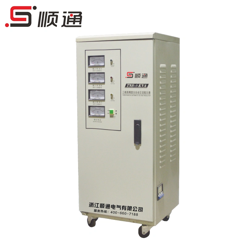 SVC/Tns 6kVA Three Phase High Accurancy Automatic AC Voltage Regulator/Stabilizer