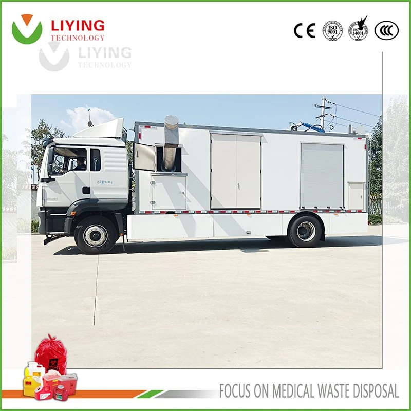 Medical Waste Disposal Vehicle Hospital Garbage Microwave Treatment