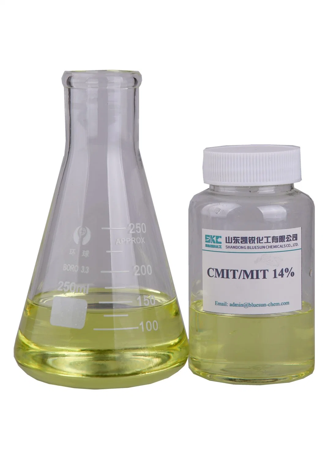 Fábrica directamente BS9140 tratamento de água biocida Chemicals cimit MIT 14%
