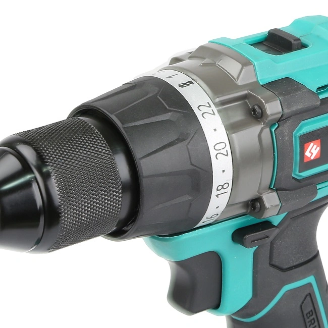 Liangye Electric Power Tool 70nm Cordless Brushless Drill with 18V Rechargeable Battery