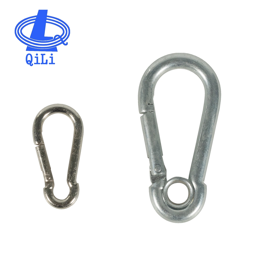 DIN5299 Carabiner Zinc Plated Spring Snap Hook