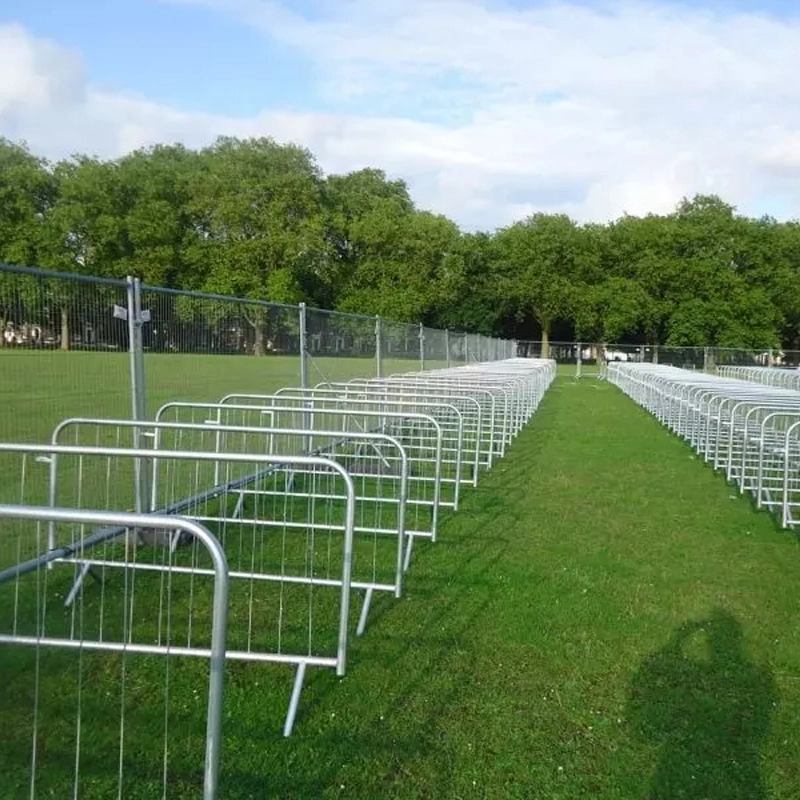 Hot Sale Style Crowd Control Barrier Fence Removable Steel Temporary Fence for Sale