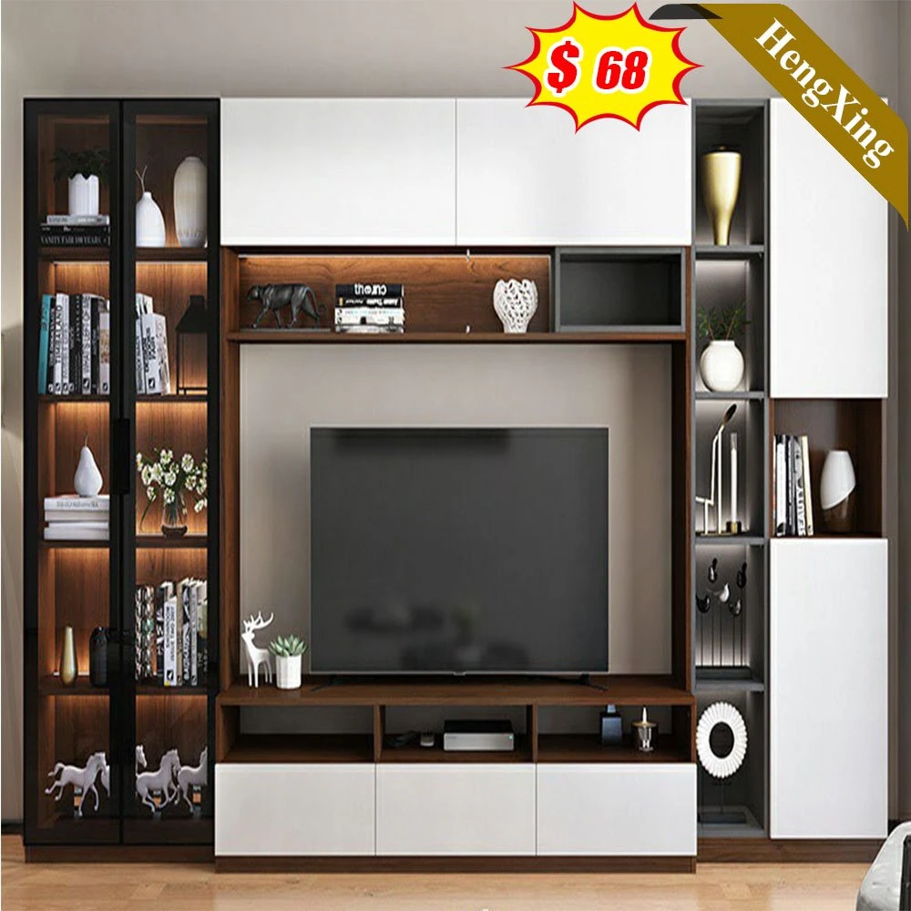 New Modern MDF Living Room Hotel Furniture Long Center Table Cabinet Wooden Wall TV Stand