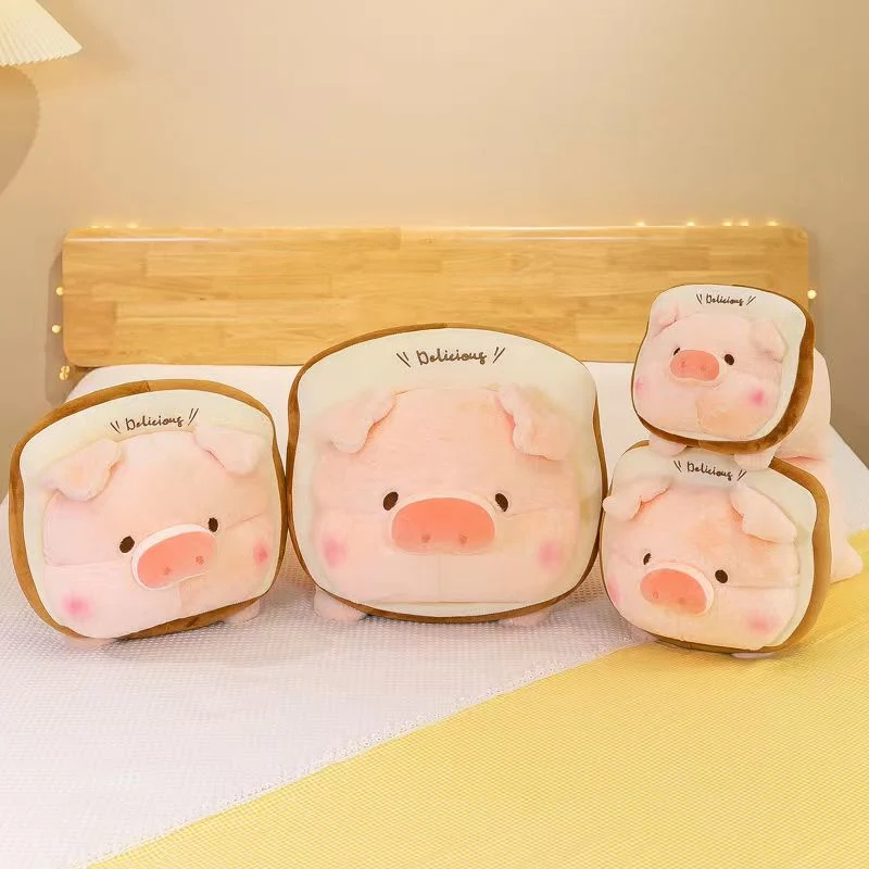 Piggy Doll Plush Toast Bread Little Powder Pig Doll