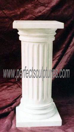 Simple Design Garden Home Decorative Carved Stone Pillars Marble Carving Hollow Column for Indoor Outdoor Decoration (QCM0132)