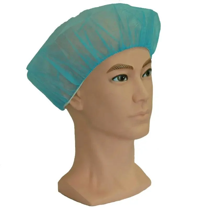 Disposable Non-Woven High Elastic Round Cap Comfortable Non-Woven Material Doctor Cap