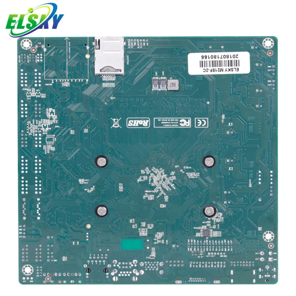 Fanless Embedded Mini ITX placa madre de cuatro núcleos de procesador J1900 a 2,0 Ghz Tarjeta SIM GPIO LVDS RS232COM