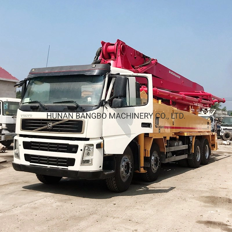 42m Putzmeister com a Volvo Truck renovada da bomba de Concreto Veículo