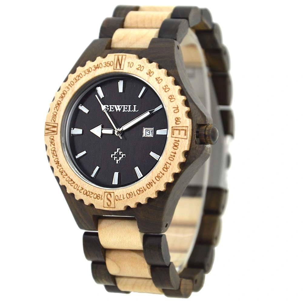 Ready to Shipping OEM Wrist Watch Custom Logo Wood Luxury Watches for Business Mens Quartz Watch Brand Your Gshock