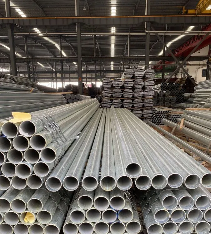 Material de construcción DIP caliente Industria química ASTM A36 S235jr S355jr Ss400 tubo rectangular cuadrado aceitado Gi Acero galvanizado recubierto de zinc Tubo