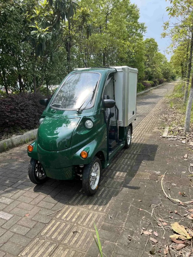 1200W de la carga eléctrica Four-Wheeled eléctricos Van Van de carga para la venta de Mini Tuk