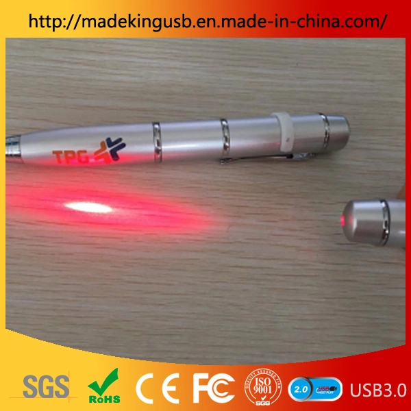 Laserstift mit USB-Flash-Laufwerk Flash Drive (USB 2,0/USB3,0)