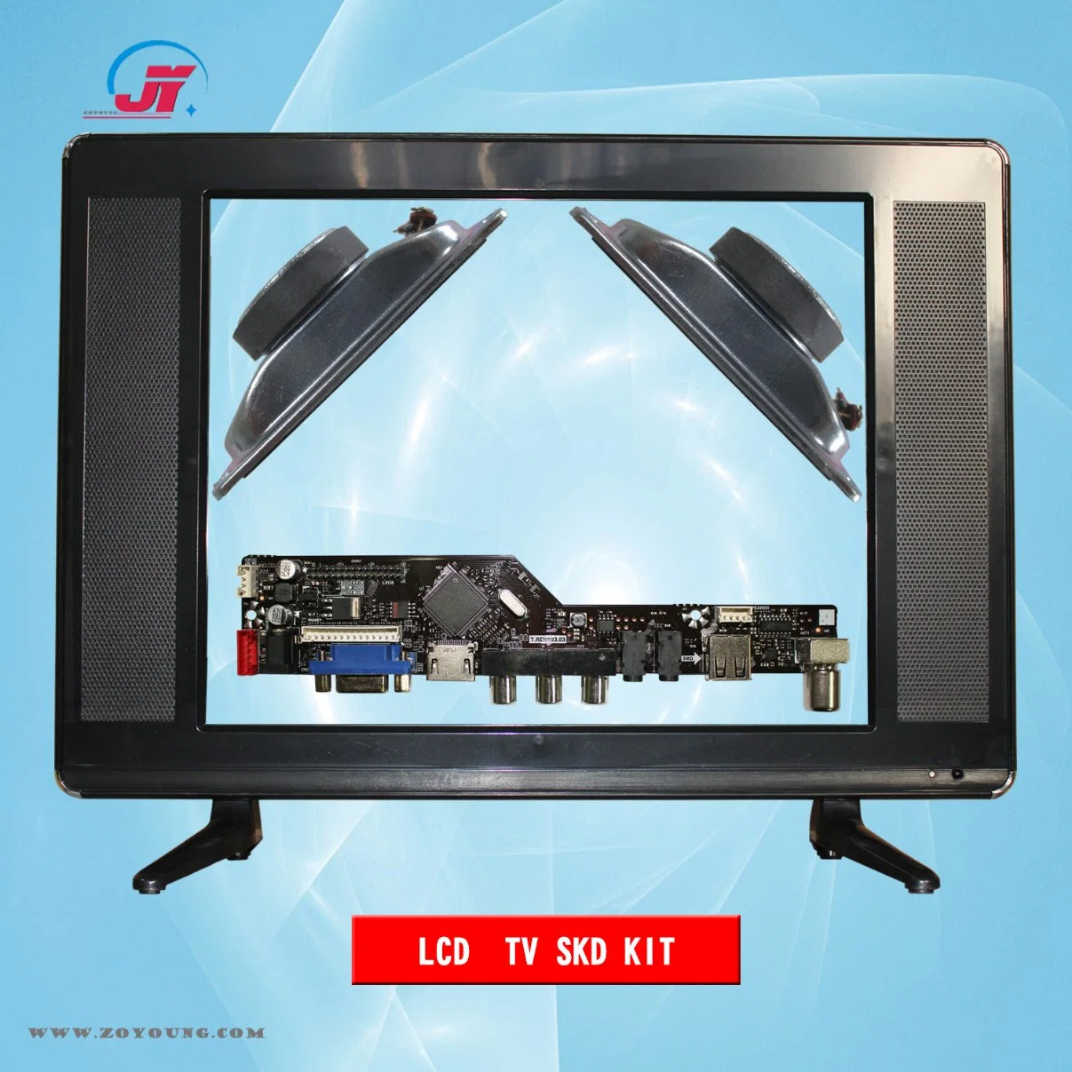 تلفزيون LED SKD بحجم 17 بوصة (ZMH-170T2-T. RD8503.03)