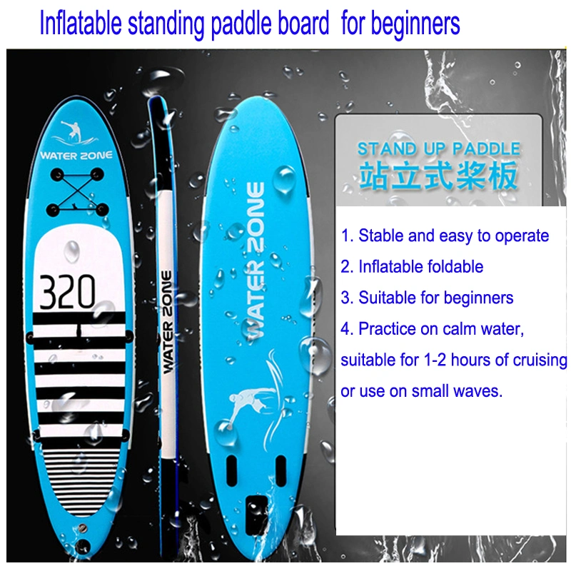 Inflatable Antislip Surfboard Standing up Paddle Board for Skilled Persons