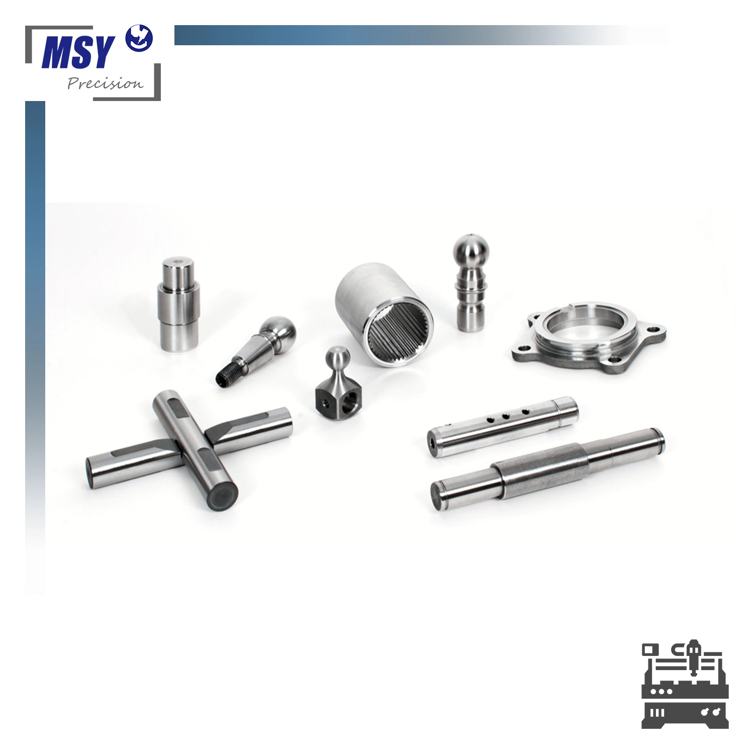 Precision Parts Milling Turning CNC Machining Quench Sewing Machine Parts Textile Equipment Parts