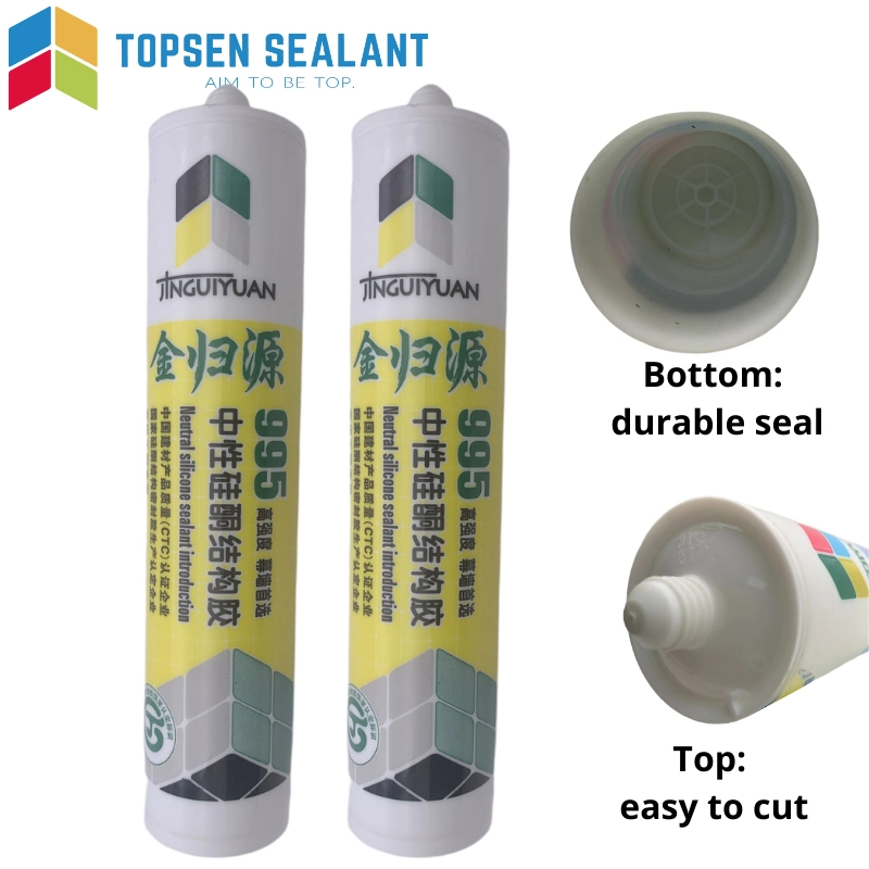 Aluminum Window Frame Grey Cheap Silicone Sealant Glue for Aluminum