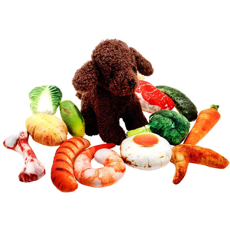 Wholesale Customization Cute Mini Stuffed Dog Squeaky Plush Toys Plush
