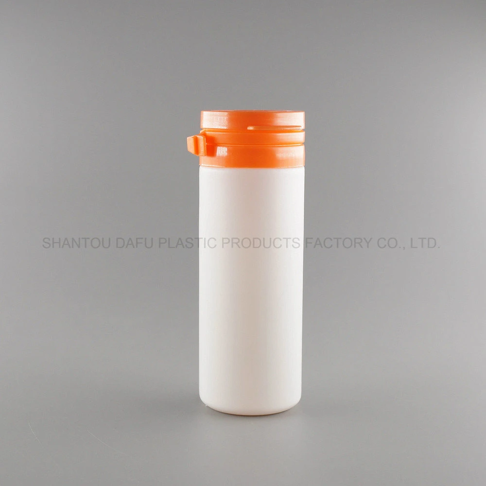 Plastic Packaging HDPE 25ml Bubble Gum Plastic Candy Bottle with Lid