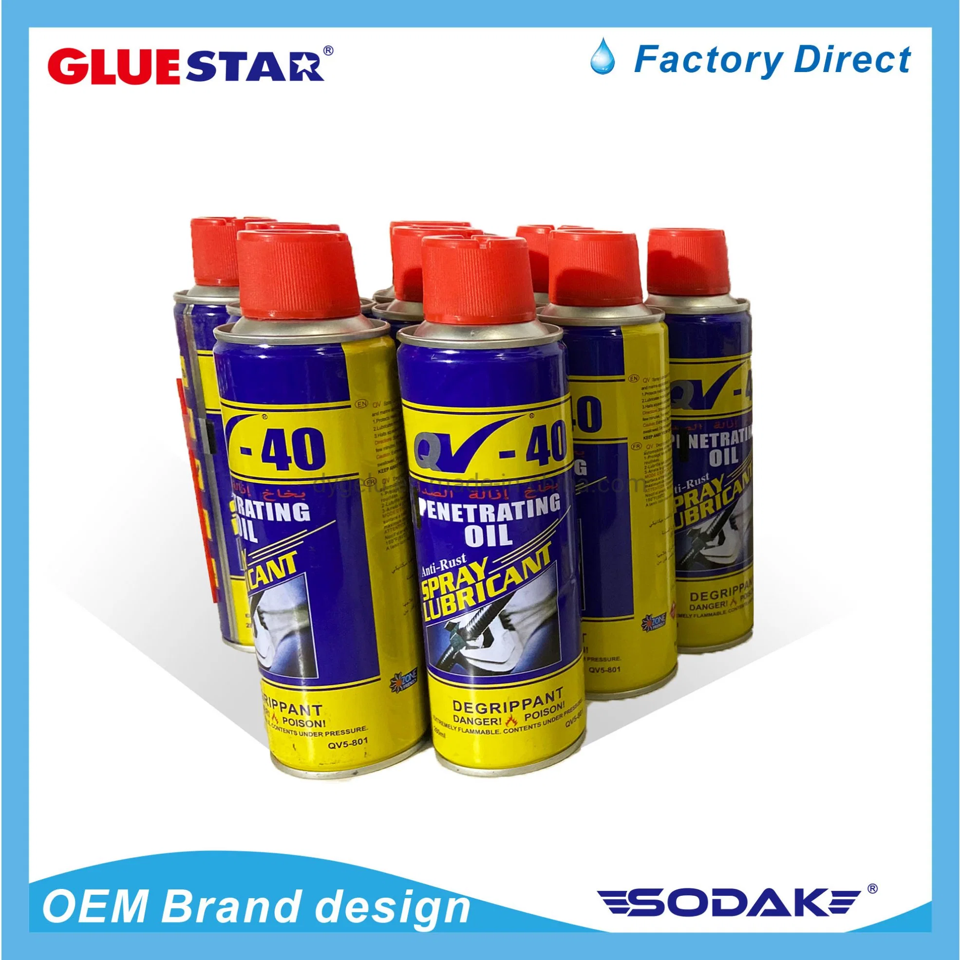 SD-40 Anti-Rust Spray 450ml lubricante antióxido de uso múltiple