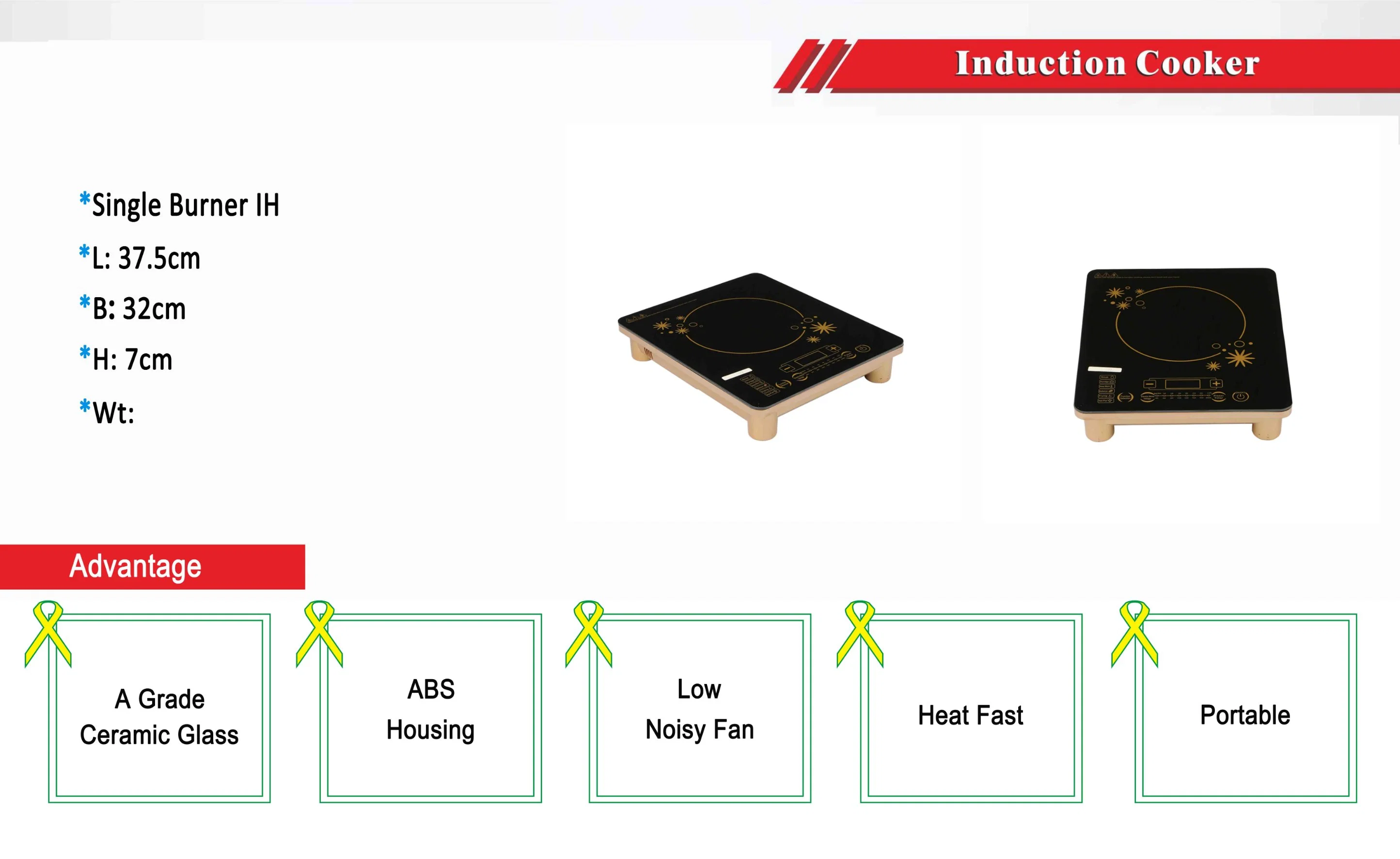 Categoría más alta de proveedor de oro acero inoxidable Equipos de Cocina Utensilios de Cocina eléctrica