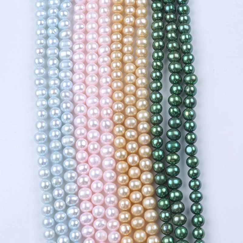 Wholesale/Supplier Nice Quality Dyed Color 8-9mm Potato Pearl Beads for Jewelry Making