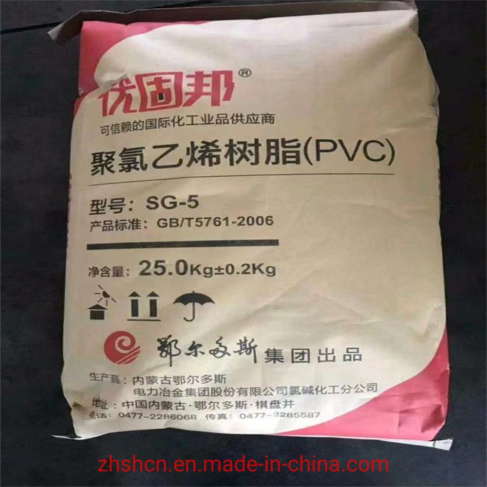 Zhongtai cloruro de polivinilo PVC polvo resina SG5 PVC