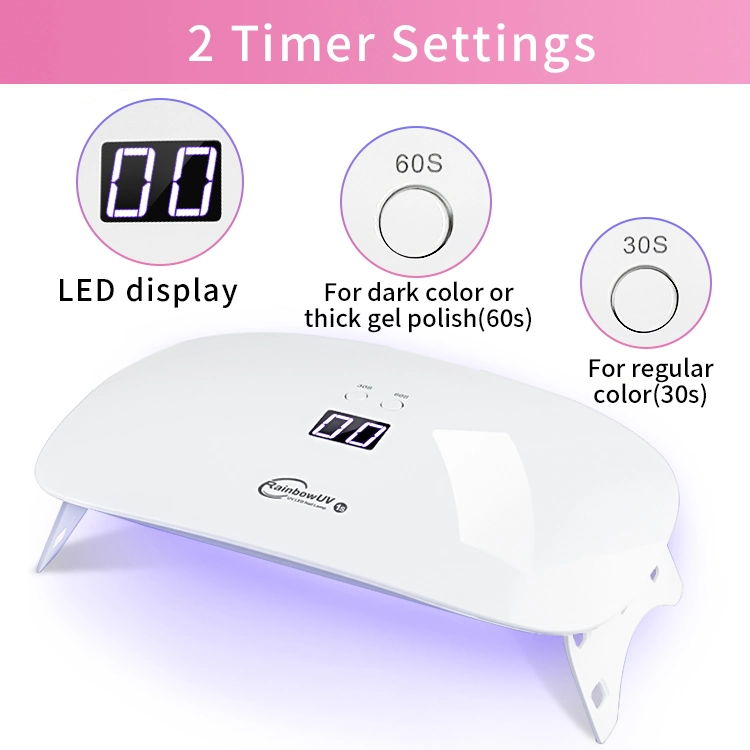 Hot Sale UV Lamp Sun Mini 24W LED UV Lamp Nail Dryer Portable USB Cable Sun Mini Nail Lamp for Gel Polish Curing