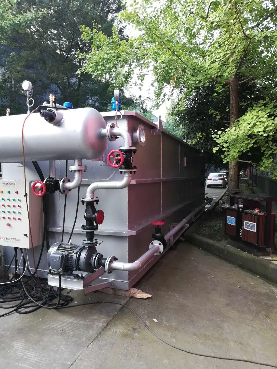 Oil Pollution Separation Air Flotation Machine for Oily Wastewater