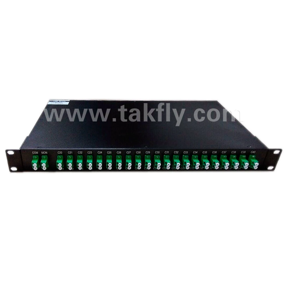 DWDM Mux Demux 16 Channel 1u Optic Chassis 100GHz