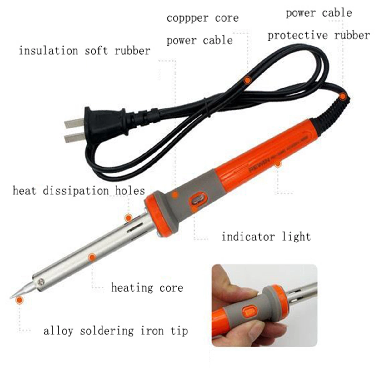 High Quality with Cheap Price Electric Melting Electric Soldering Irons Si-02