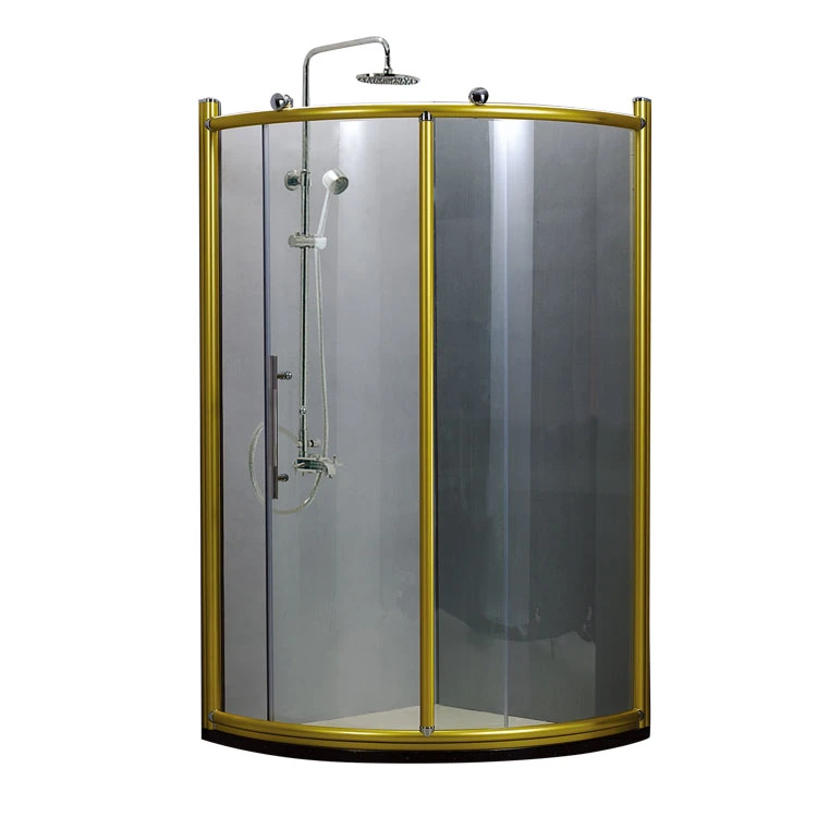 Hot Selling Rose Gold Frame Shower Enclosure Shower Door for Bathroom Corner